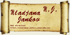 Mlađana Jankov vizit kartica